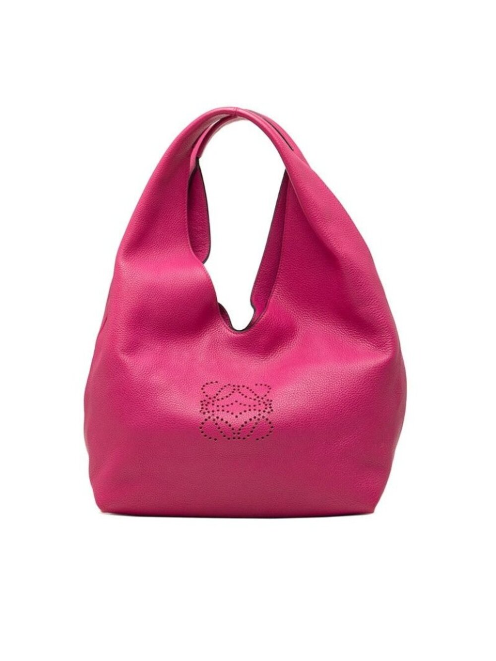 Loewe Anagram Dunas Tote Bag Pink Leather
